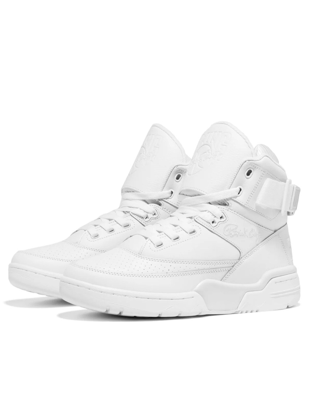 Patrick Ewing 33 HI All-White High-Top Sneakers - Classic Men's Basketball Style